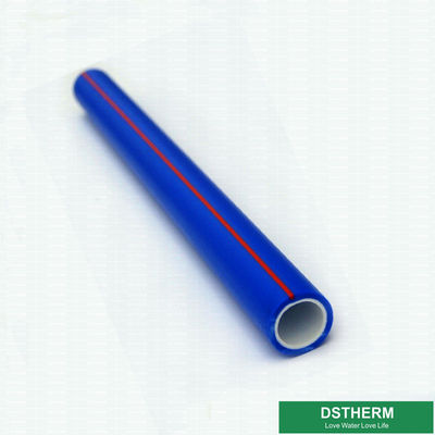 اللون الأزرق لحام البلاستيك PPR الأنابيب غير سامة لتزويد الماء الساخن معيار Din 8078