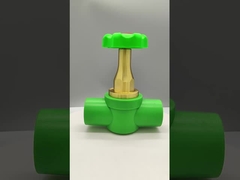 صمام كرة النحاس البلاستيكي الفاخر مقاوم للتآكل مستوى الضغط العالي