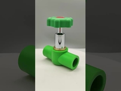 صمام كرة النحاس البلاستيكي الفاخر مقاوم للتآكل مستوى الضغط العالي