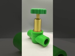 صمام كرة النحاس البلاستيكي الفاخر مقاوم للتآكل مستوى الضغط العالي