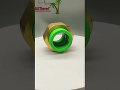 خضراء Ppr رأس مزدوج المسمار الاتحاد الاتحاد مزدوج المقاومة لدرجات الحرارة العالية