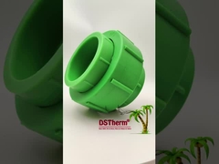 وصلة بلاستيكية خضراء من البولي بروبلين لنظام الأنابيب مقاومة كيميائية قابلة للتخصيص