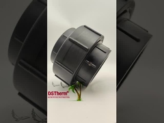 وصلة بلاستيكية سوداء من البولي بروبلين لنظام الأنابيب، قابلة للتخصيص، متانة عالية، مقاومة كيميائية