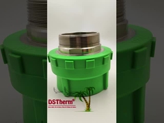 وصلة مقرنة ذكر ملولبة من البلاستيك PPR لتجهيزات الأنابيب PPR 75*2 1/2