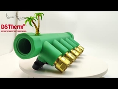 PPR نحاس أحمر 5 طرق مشعب شعار ولون مخصص 20 مم