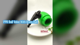 مقبض مموج بصمام كروي PPR متين