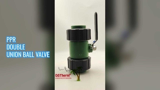 صمام كروي مزدوج الاتحاد PPR سهل التركيب