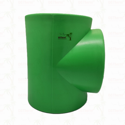 PPR تساوي Tee لنظام الأنابيب PN25 DN160 القوة العالية
