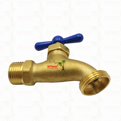 صنبور نحاس نحاس Bibcock نحاس صمام الصنبور المياه الصنبور مادة مخصصة 1/2 " 3/4 "