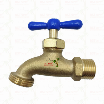 صنبور نحاس نحاس Bibcock نحاس صمام الصنبور المياه الصنبور مادة مخصصة 1/2 " 3/4 "