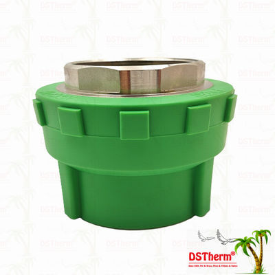 PPR الإناث التوصيل الخيوط المعدات البلاستيكية أنابيب PPR 75 * 2 1/2 "حجم مخصص