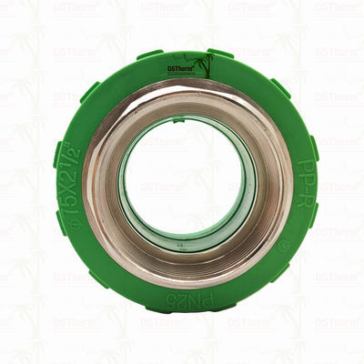 PPR الإناث التوصيل الخيوط المعدات البلاستيكية أنابيب PPR 75 * 2 1/2 "حجم مخصص