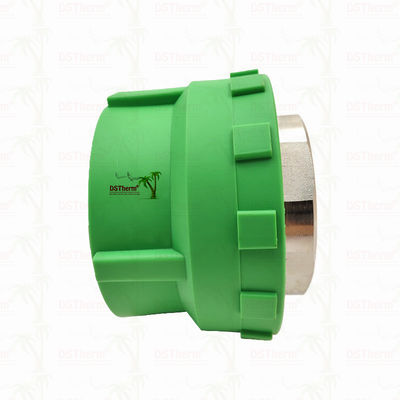 PPR الإناث التوصيل الخيوط المعدات البلاستيكية أنابيب PPR 75 * 2 1/2 "حجم مخصص