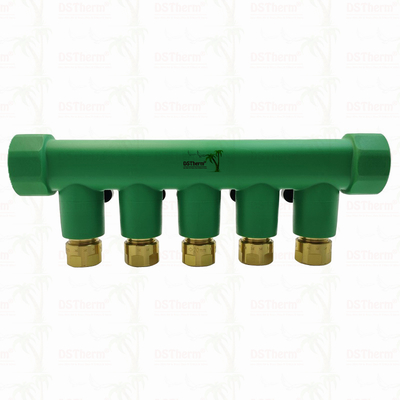 عدة طرق PPR مع صمام الكرة الماء الساخن الأحمر 5 طرق عدة طرق شعار مخصص واللون 25mm