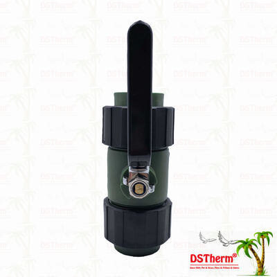 صمام كرة اتحاد مزدوج PPR مع مقبض حديدي كرة نحاس 20-63MM شعار مخصص