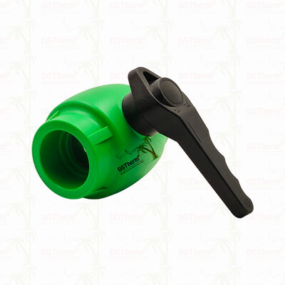 صمام كرة PPR بمقبض متموج وكرة نحاسية لنظام السباكة 20-63 مم قابل للتخصيص