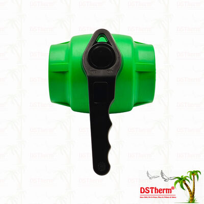 صمام كرة PPR بمقبض متموج وكرة نحاسية لنظام السباكة 20-63 مم قابل للتخصيص