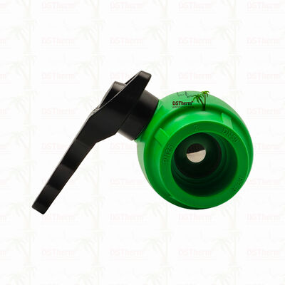 صمام كرة PPR بمقبض متموج وكرة نحاسية لنظام السباكة 20-63 مم قابل للتخصيص