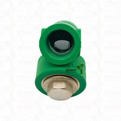 صمام PPR Strainer PN25 صمام تصفية شكل Y مضغوط 20 ∼ 32 ملم لأنظمة المياه