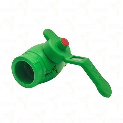 صمام كروي PPR نحاسي بمقبض حديدي PN25 20-63 مم قابل للتخصيص